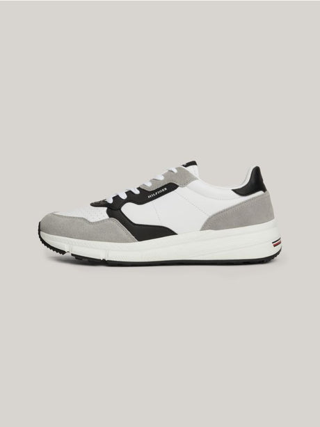 Tommy Hilfiger - Suede Mixed Texture Trainers