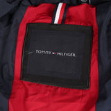 TOMMY HILFIGER - PU leather hooded padded jacket