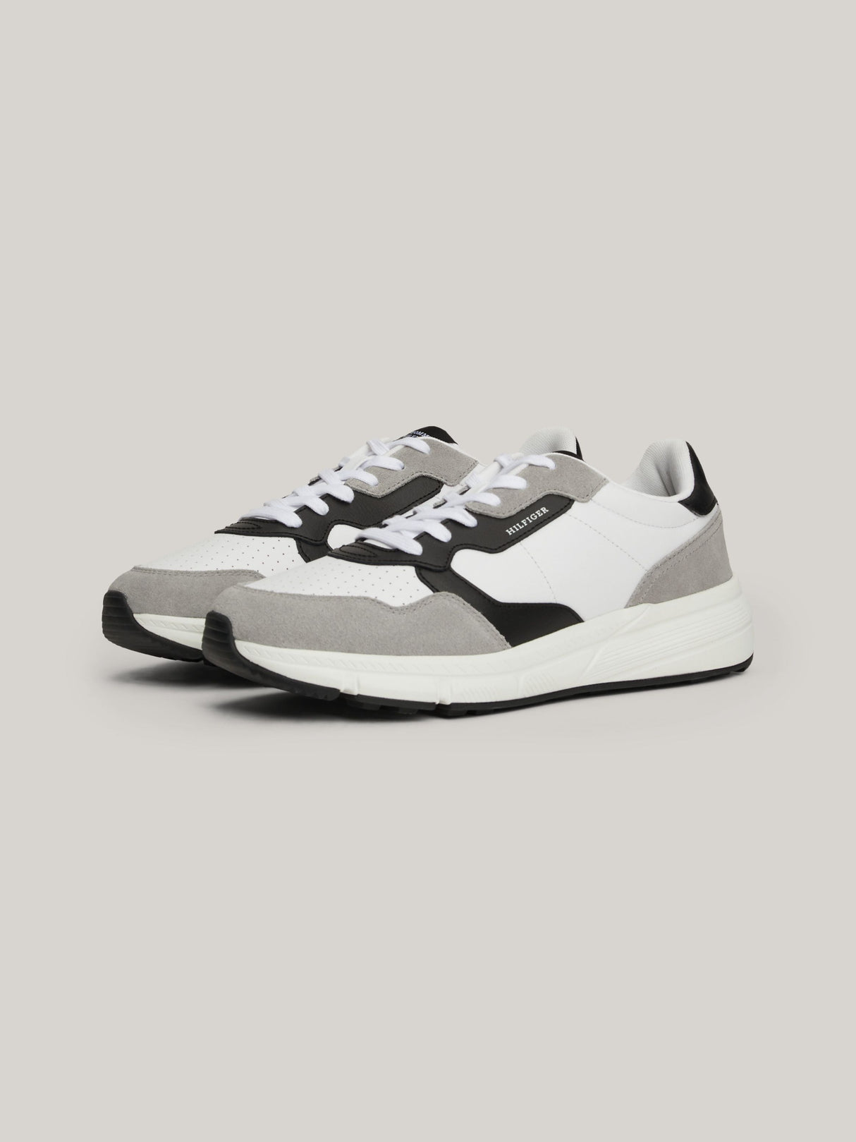 Tommy Hilfiger - Suede Mixed Texture Trainers
