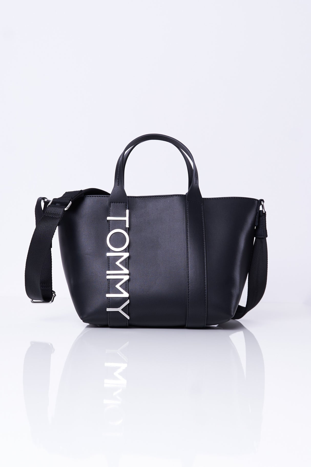 Tommy Jeans City Bold Mini Tote Bag - Black