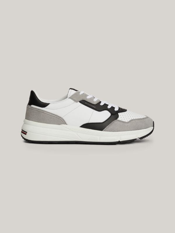 Tommy Hilfiger - Suede Mixed Texture Trainers