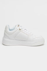 GUESS Eco - leather sneakers with logo