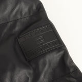 TOMMY HILFIGER - PU leather hooded padded jacket