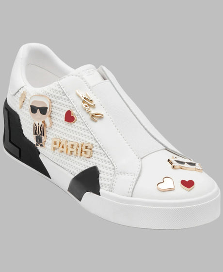 KARL LAGERFELD - MAVISE SLIP ON SNEAKER - WHT