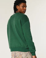 Hollister  - Boxy University of Miami Hurricanes Graphic Crew Sweatshirt