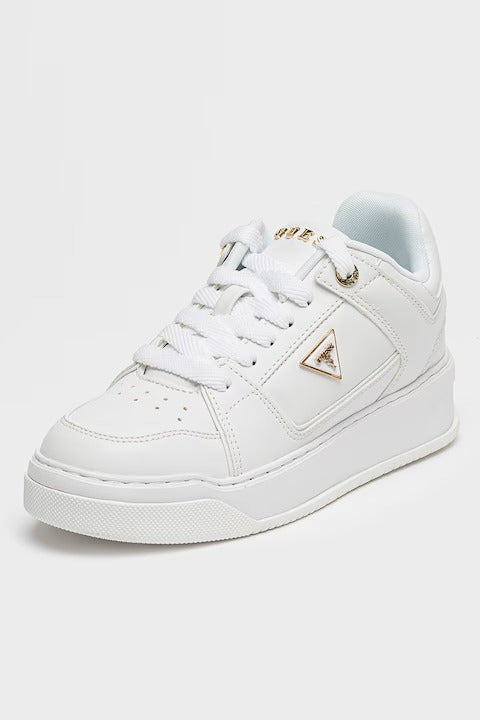 GUESS Eco - leather sneakers with logo