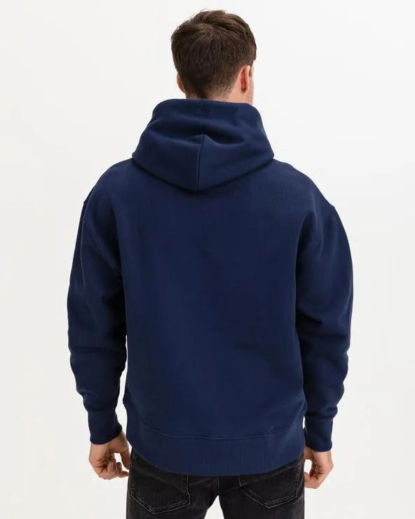 Tommy Jeans Men’s Navy Blue Flag Logo Hoodie
