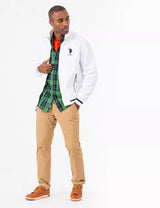 US Polo Assn. men's TRACK jacket -  WHT