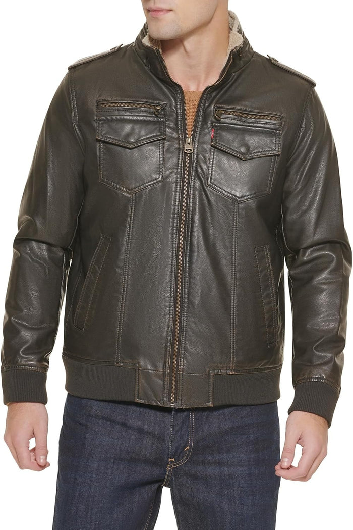 Levi’s - Military Bomber Jacket -  Dark Brown