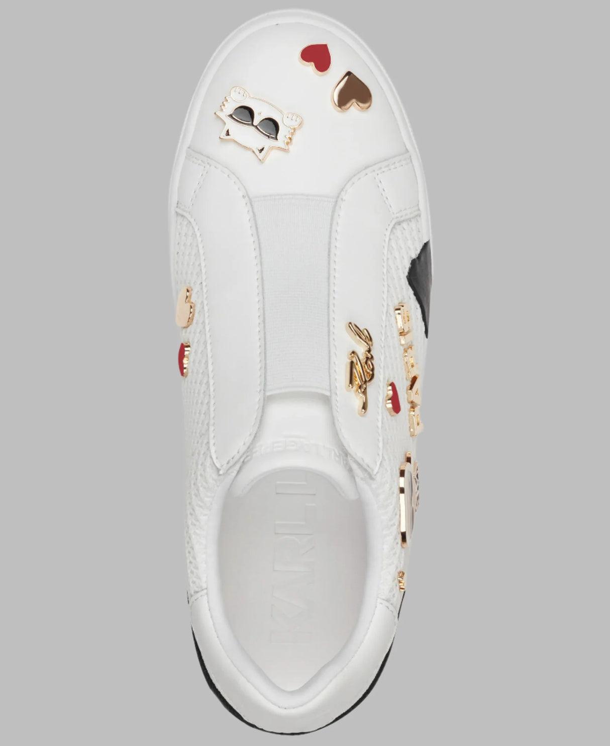 KARL LAGERFELD - MAVISE SLIP ON SNEAKER - WHT