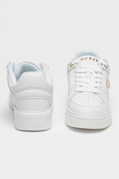 GUESS Eco - leather sneakers with logo
