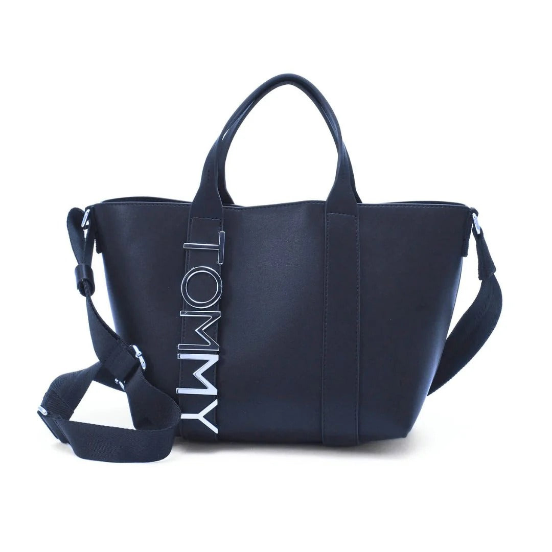 Tommy Jeans City Bold Mini Tote Bag - Navy