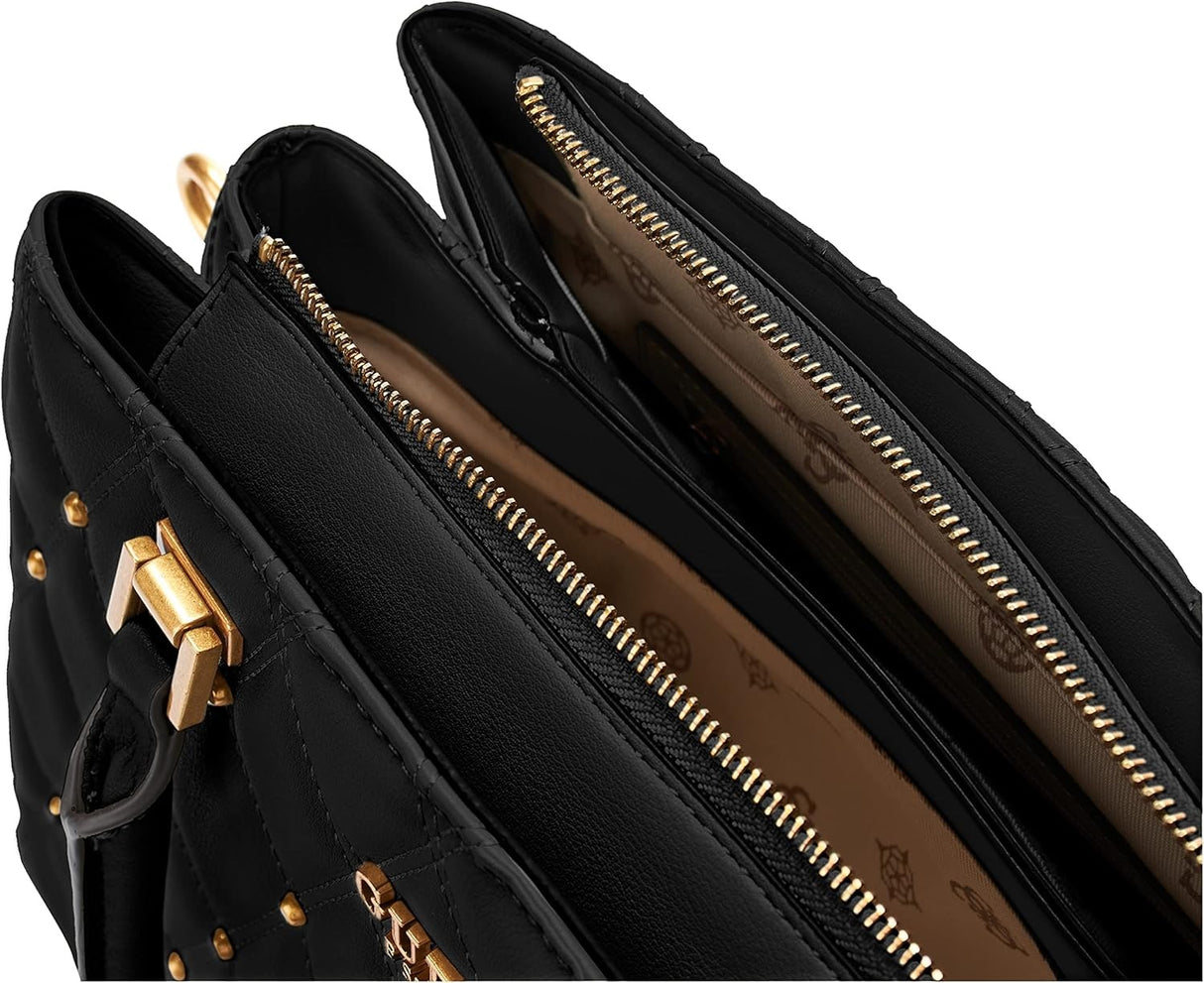 Guess Womens Triana 3 Compartment Satchel Satchel Bag