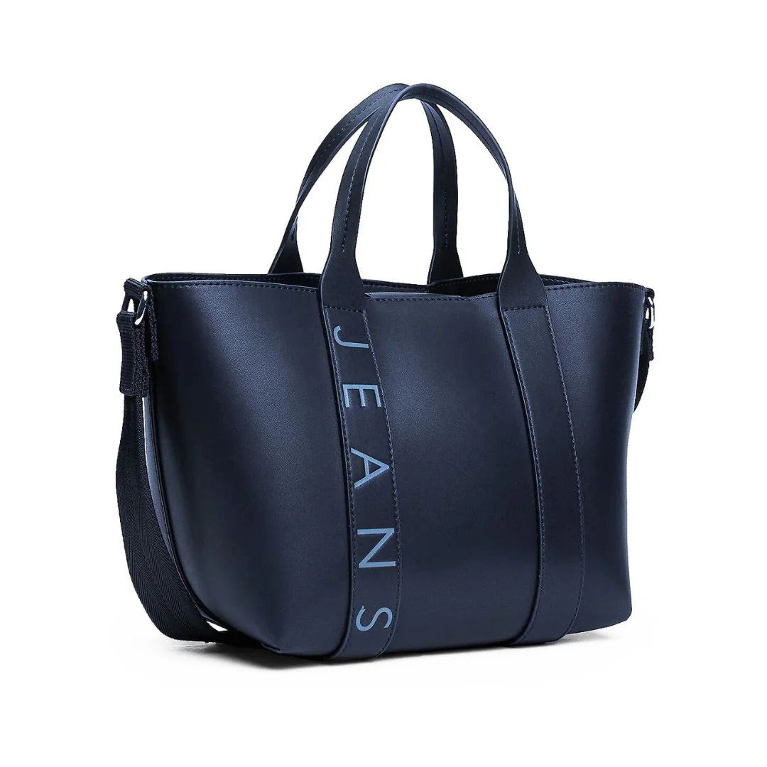 Tommy Jeans City Bold Mini Tote Bag - Navy