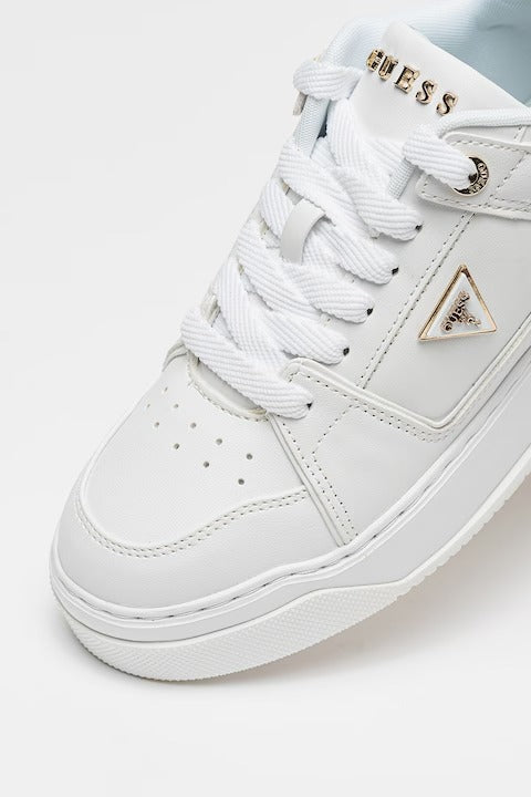 GUESS Eco - leather sneakers with logo