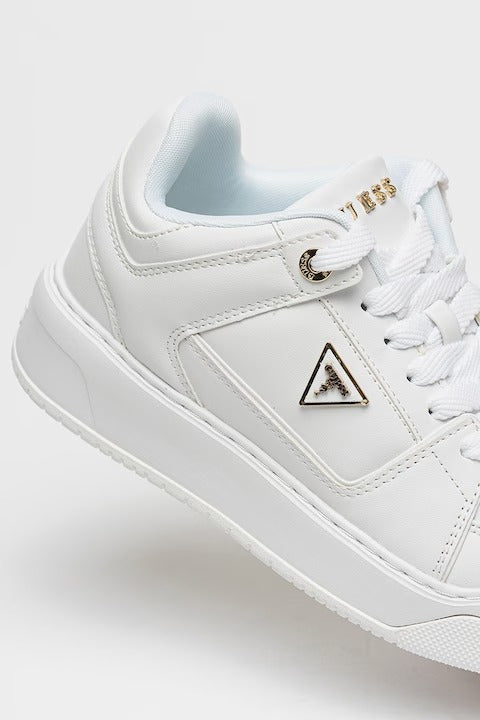 GUESS Eco - leather sneakers with logo