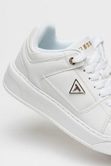 GUESS Eco - leather sneakers with logo