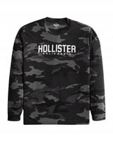 Hollister Men’s Classic Logo T-Shirt  Soft Cotton Relaxed Fit Tee