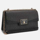 Guess Structured Logo Print Handbag