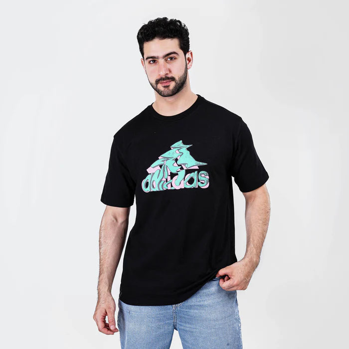 Adidas Logo Print Tee (Regular Fit)