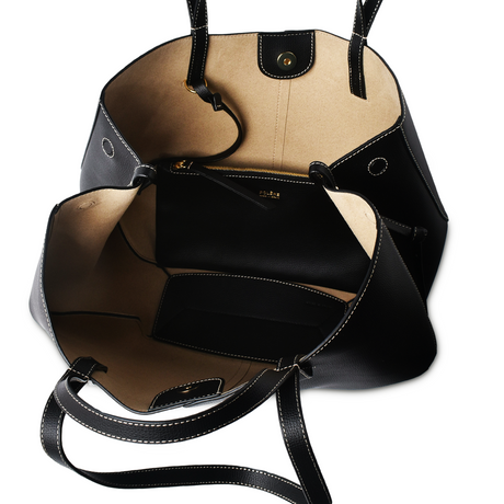 POLENE Cyme Textured Leather