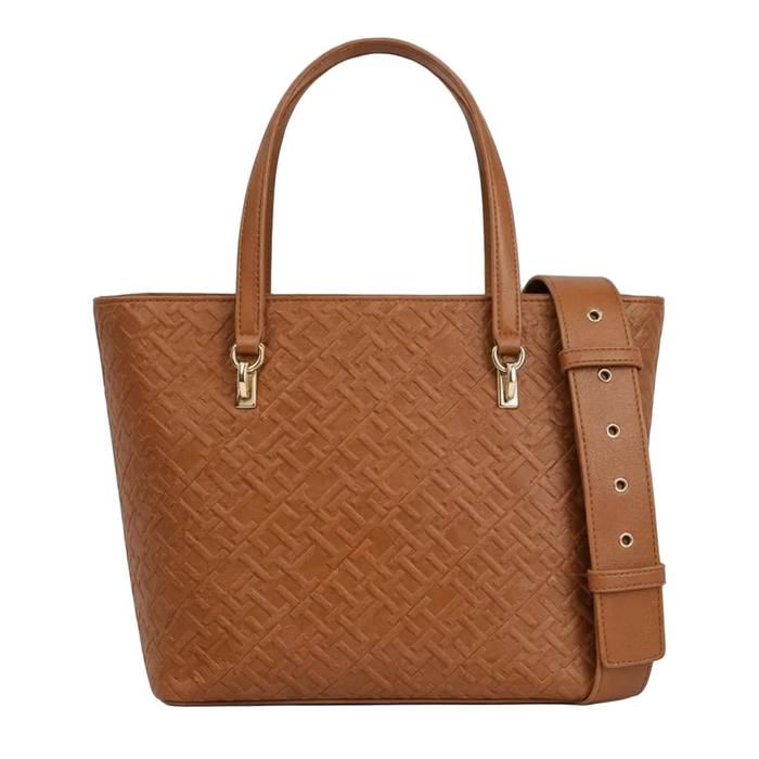 Tommy Hilfiger Th Refined Mini Tote Mono Bag