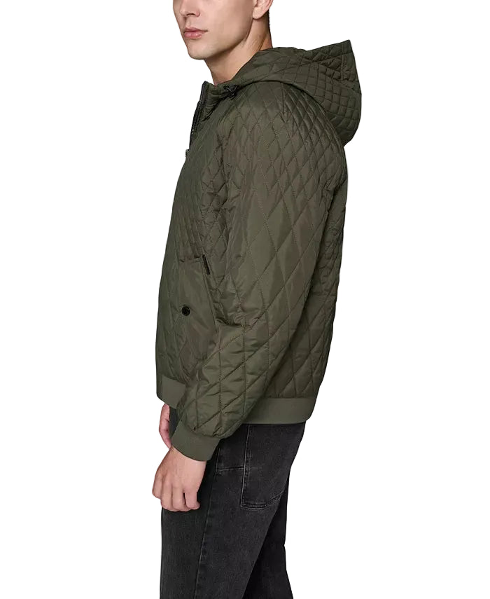 KARL LAGERFELD Quilted Bomber  Men Jacket