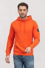 Calvin Klein Hoodie Men Logo Prited _ Orange