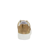 GUESS Women’s Gold Monogram Lace-Up Sneakers