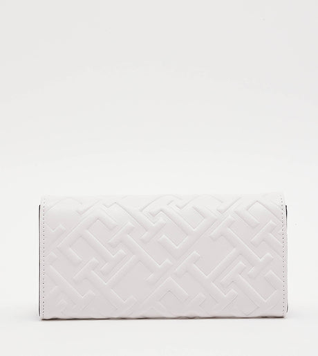 Tommy Hilfiger Women’s Embossed Logo Wallet – White