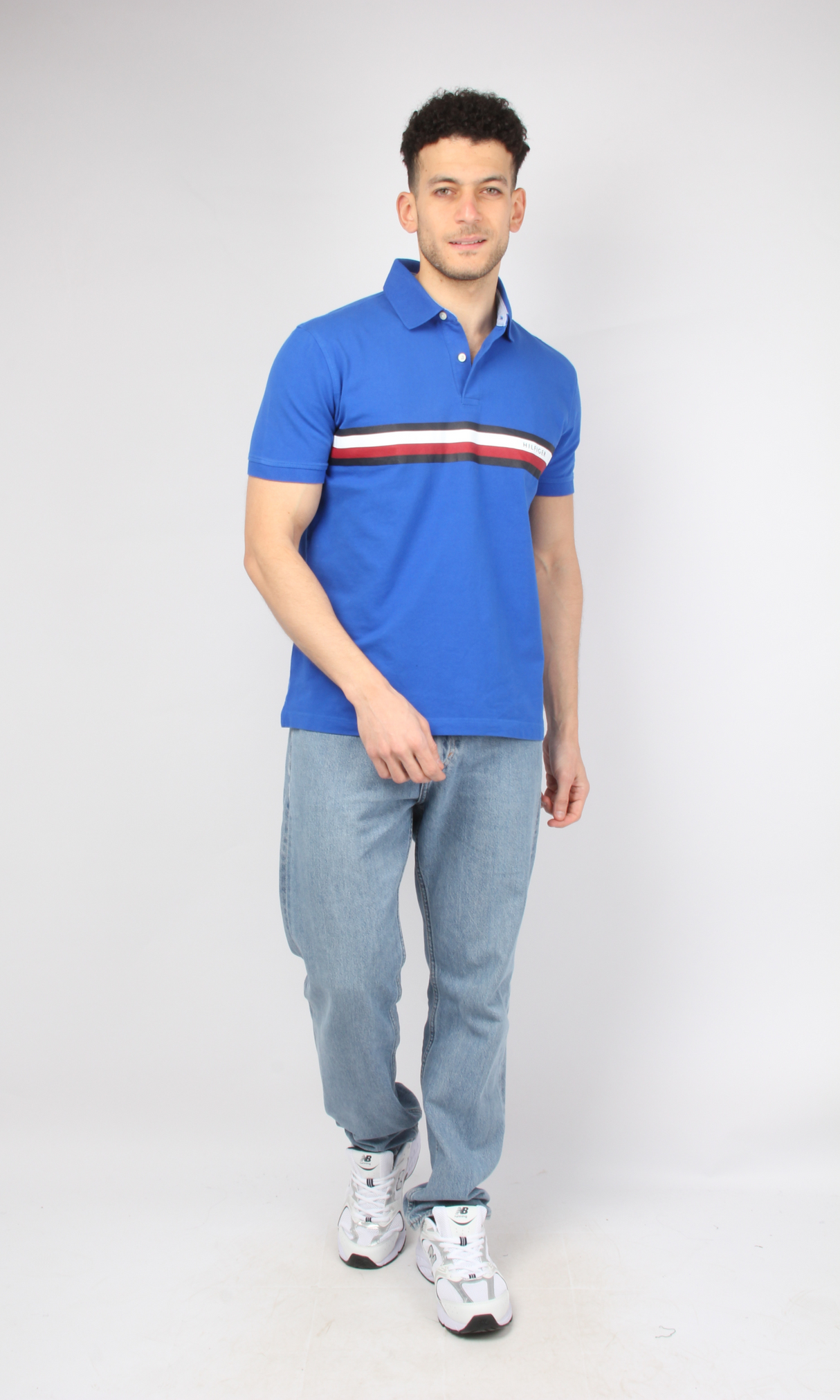 Tommy Hilfiger Polo T-Shirt Flag Side Logo