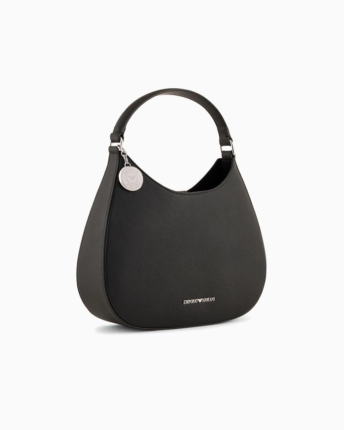 EMPORIO ARMANI micro-grain recycled leather hobo Women Bag