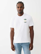 True Religion buddha record graphic tee regular fit _ White