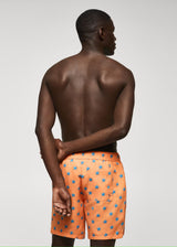 MNG Star print Swim Trunk