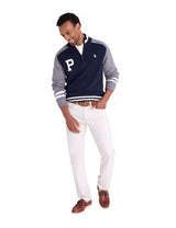 1/4 ZIP PATCH VARSITY SWEATER– U.S. Polo Assn