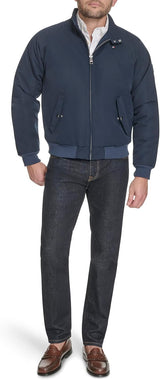 Tommy Hilfiger textile bomber  with lightweight Men Jacket Navy