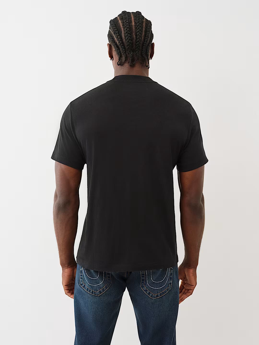True Religion graphic tee regular fit _ Black