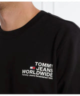 Tommy Jeans Sweatshirt Round Neck Men Black