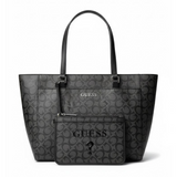 Guess Designer Monogram Baguette Bag