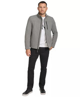 Calvin Klein  Infinite Stretch Soft Shell Lightweight Water-Repellent Men  Jacket – Grey