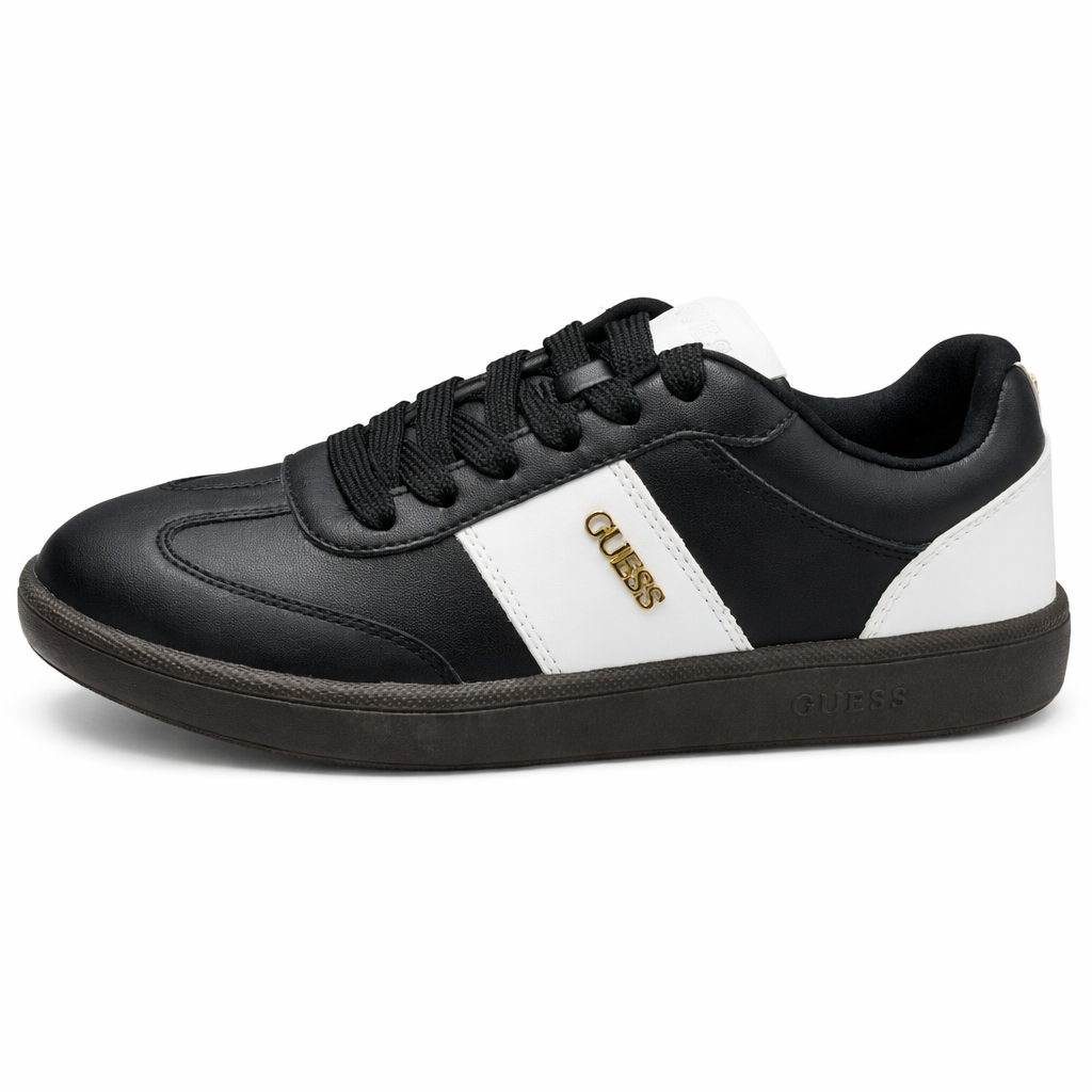 Shoes Guess Pelara low-top sneakers in black and white Women
