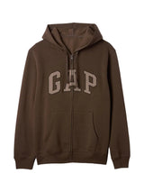 GAP Full Zip-Up Hoodie _ Brown