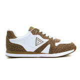 GUESS Women’s White & Brown Monogram Runner Sneakers