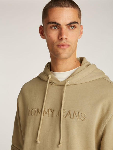 Tommy jeans Hoodie Men _ Khaki