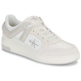 Calvin Klein Jeans Basket Cup Low Laceup  sneakers in white/beige.