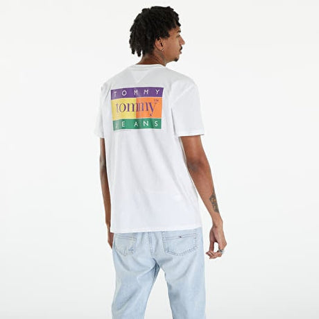 Tommy jeans flag logo round t-shirt
