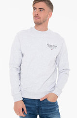 Tommy jeans  Sweatshirt Logo Printed Men _ Light Grey