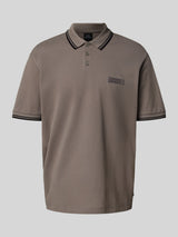 Armani Exchange polo shirt with button placket