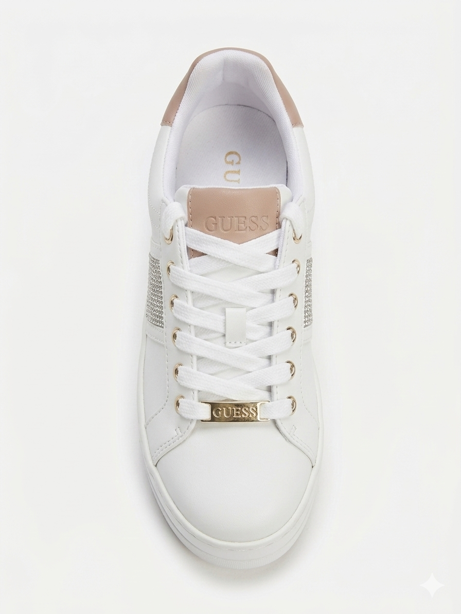 Shoes Guess  Songs Rhinestone Platform Sneakers Women