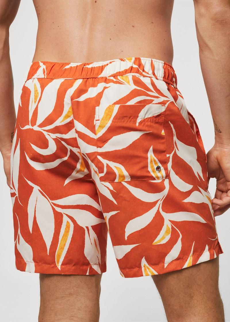 Mng Tropical Print  swim trunk